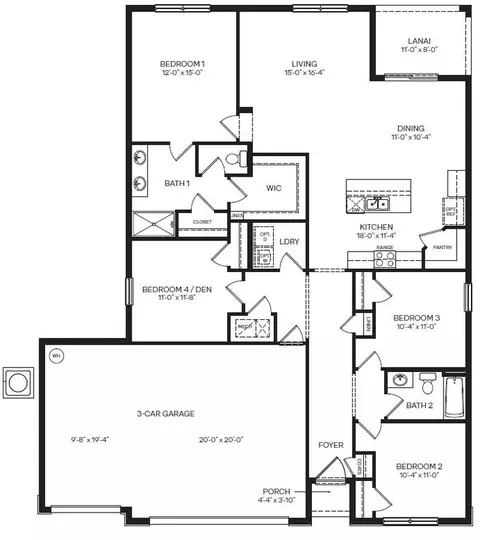 Floorplan - 264 Florida A1a, Ormond Beach, FL 32176 photo 1 of 1