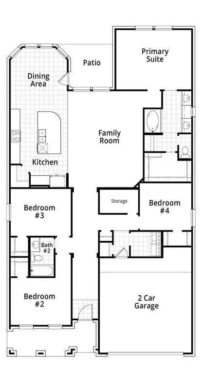Floorplan - 325 Vale Run, Kyle, TX 78640 photo 1 of 1