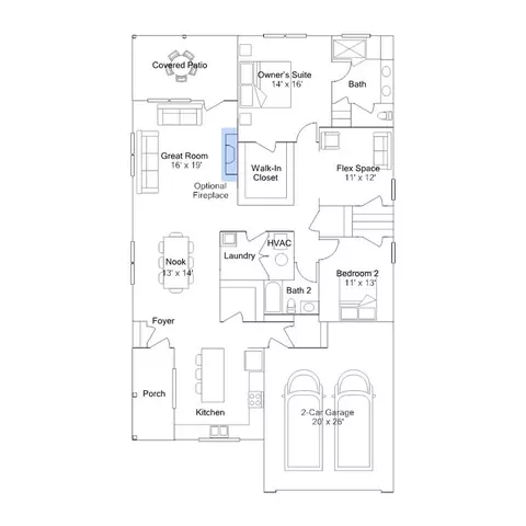 Floorplan - 481 Regatta Ln, Plainfield, IN 46168 photo 9 of 11
