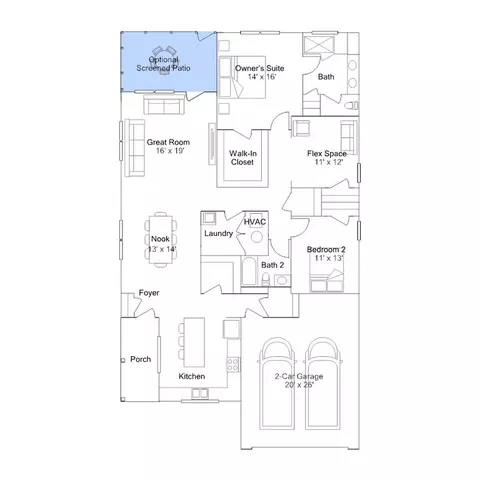 Floorplan - 481 Regatta Ln, Plainfield, IN 46168 photo 7 of 11