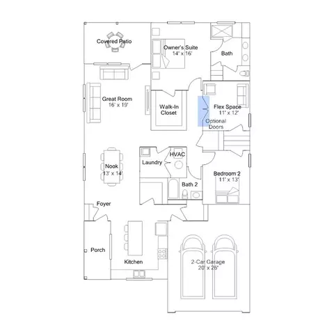 Floorplan - 481 Regatta Ln, Plainfield, IN 46168 photo 8 of 11