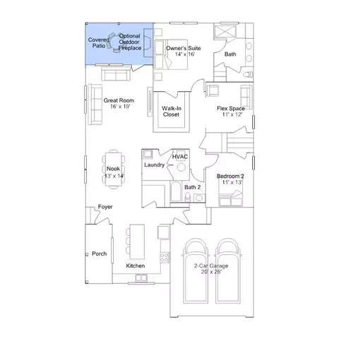 Floorplan - 481 Regatta Ln, Plainfield, IN 46168 photo 5 of 11