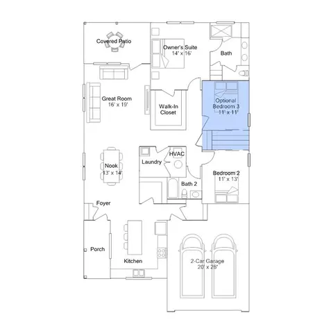 Floorplan - 481 Regatta Ln, Plainfield, IN 46168 photo 4 of 11