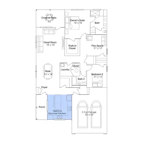 Floorplan - 481 Regatta Ln, Plainfield, IN 46168 photo 2 of 11