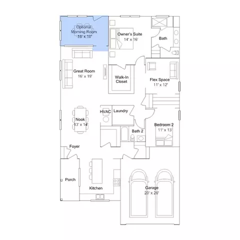 Floorplan - 481 Regatta Ln, Plainfield, IN 46168 photo 10 of 11