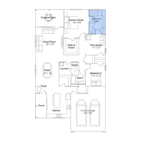 Floorplan - 481 Regatta Ln, Plainfield, IN 46168 photo 3 of 11