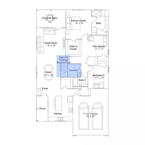 Floorplan - 481 Regatta Ln, Plainfield, IN 46168 photo 6 of 11