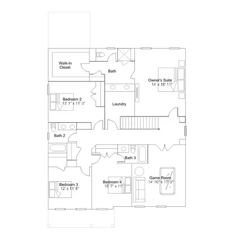 Floorplan - 1101 Cosmic Dr, Durham, NC 27703 photo 4 of 5