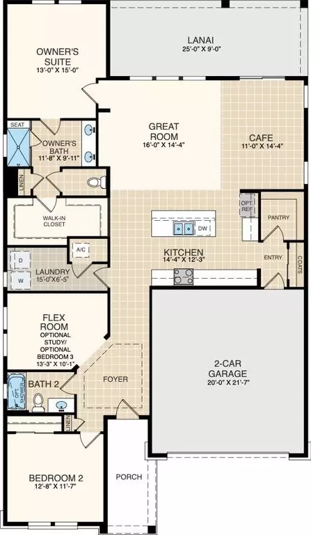 Floorplan - 248 Applejack Dr, Saint Augustine, FL 32092 photo 1 of 1