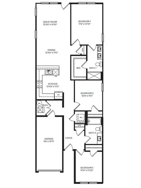 Floorplan - 1102 Albritton Ln, Salisbury, MD 21801 photo 1 of 1
