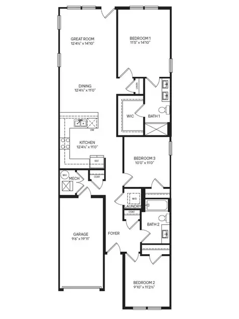 Floorplan - 1102 Albritton Ln, Salisbury, MD 21801 photo 1 of 1