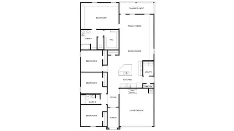 Floorplan - 3548 N 33rd St, Broken Arrow, OK 74014 photo 1 of 1
