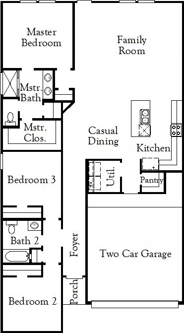 Floorplan - 3626 Compass Pointe Ct, Angleton, TX 77515 photo 1 of 1