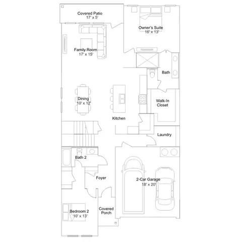 Floorplan - 308 Cypress Fork Trl, Saint Cloud, FL 34772 photo 1 of 2