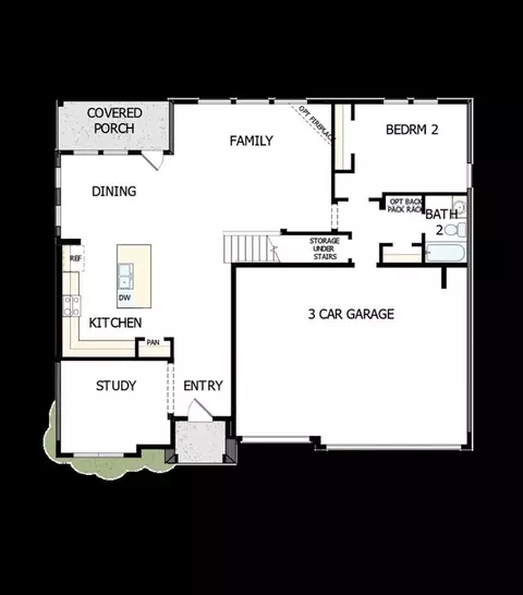 Floorplan - 917 Cherrystone Loop, Buda, TX 78610 photo 1 of 2