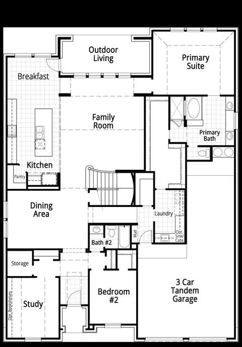 Floorplan - 930 Shooting Star Dr, Prosper, TX 75078 photo 1 of 2