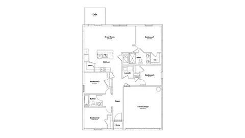 Floorplan - 2296 Pilsner Loop, Bradenton, FL 34208 photo 1 of 1