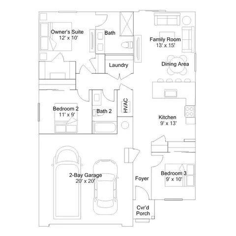 Floorplan - 18 W Runnion Rd, Sequim, WA 98382 photo 1 of 1