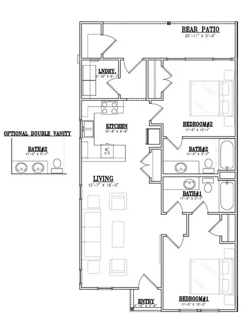 Floorplan - 1004 Crossing Ct E, Valley, AL 36854 photo 1 of 1