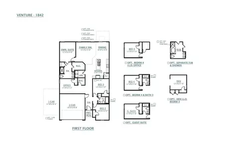 Floorplan - 3020 Emberly Dr, Roebuck, SC 29376 photo 1 of 1
