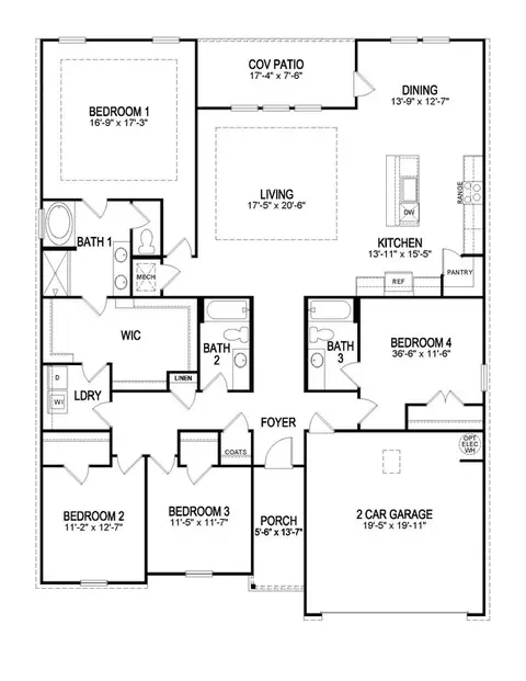 Floorplan - 4782 Eider Rd, Pace, FL 32571 photo 1 of 1
