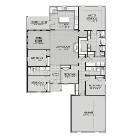 Floorplan - 698 Elk Rdg, Covington, LA 70435 photo 1 of 1