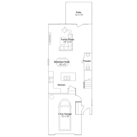 Floorplan - 1115 Swindon Ave, Gilbert, SC 29054 photo 1 of 2