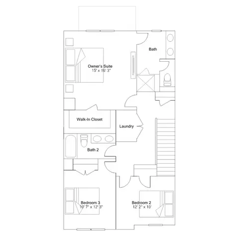 Floorplan - 460 Laurel Chase Dr, Garner, NC 27529 photo 3 of 3