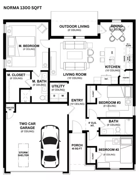 Floorplan - 2800 Heather Hvn, Moore, OK 73160 photo 3 of 4