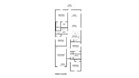 Floorplan - 18512 Caffee Dr, Vance, AL 35490 photo 2 of 2