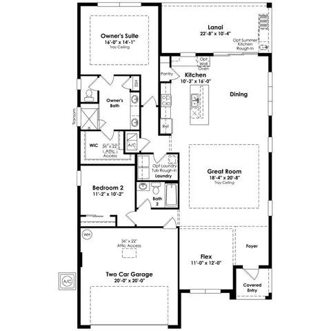 Floorplan - 6770 SE Haven Ln, Stuart, FL 34997 photo 1 of 1