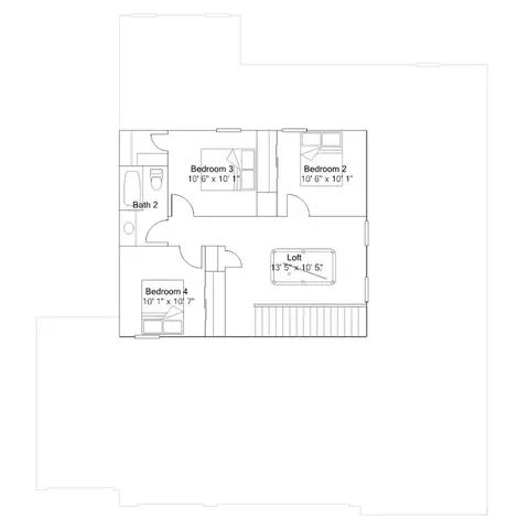 Floorplan - 8870 E Moontear Way, Vail, AZ 85641 photo 2 of 2