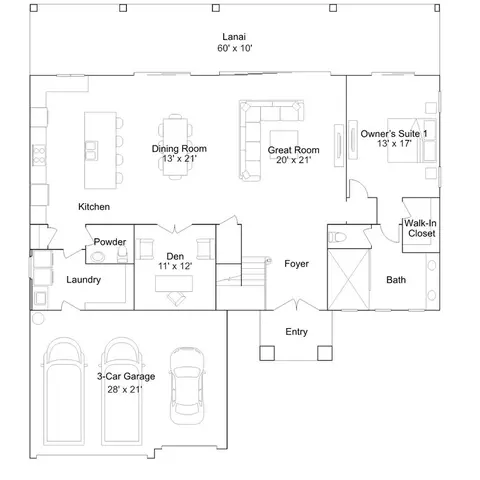 Floorplan - 20100 Everwood Dr, Estero, FL 33928 photo 1 of 2