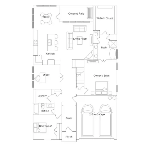 Floorplan - 1833 Welsh Rd, Celina, TX 75009 photo 1 of 2