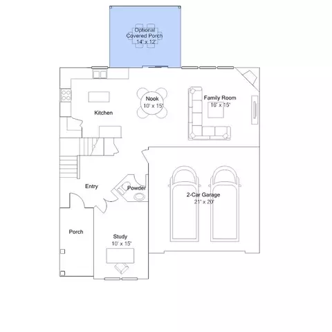 Floorplan - 302 Little Brook Ln, Moncks Corner, SC 29461 photo 2 of 3