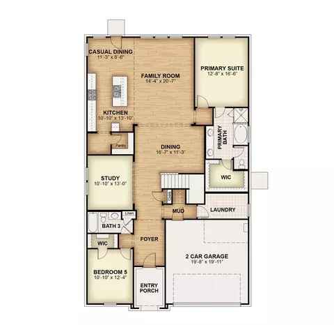 Floorplan - 1101 Trinity Rail Rd, Anna, TX 75409 photo 1 of 6