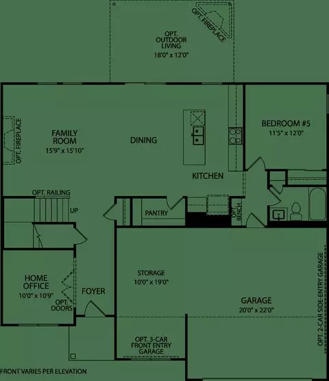 Floorplan - 6539 Creststone Ct, Plainfield, IN 46168 photo 2 of 2