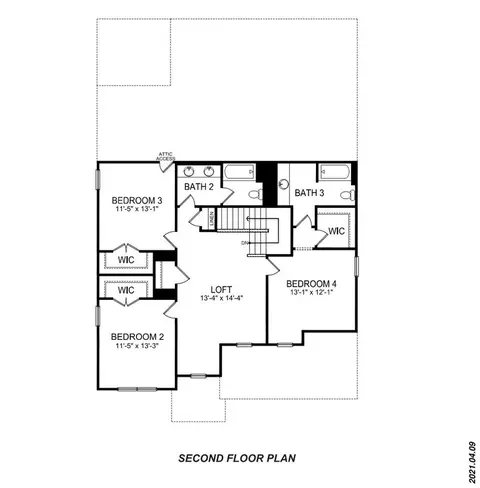 Floorplan - 4033 Samaritan Ln, Denver, NC 28037 photo 2 of 3