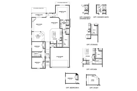 Floorplan - 13401 Barn Chime St, Elgin, TX 78621 photo 1 of 1
