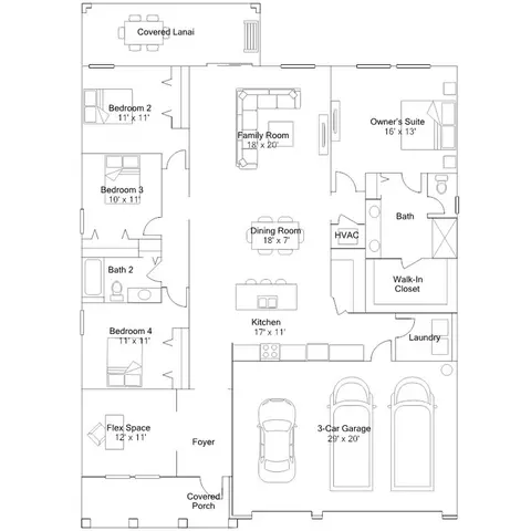 Floorplan - 13627 Sunset Sapphire Ct, Parrish, FL 34219 photo 1 of 1