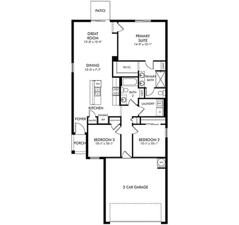 Floorplan - 11328 Bellewood Ter, Parrish, FL 34219 photo 1 of 1