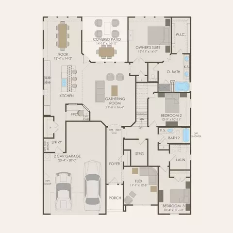 Floorplan - 3016 Delaware St, Leander, TX 78641 photo 1 of 1