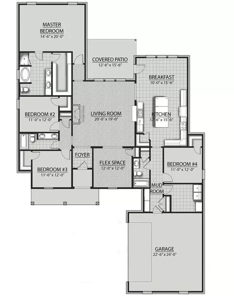 Floorplan - 19 Chirp Ln, Freeport, FL 32439 photo 1 of 1