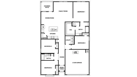Floorplan - 4328 Sloan Dr, Alexander, AR 72002 photo 1 of 1