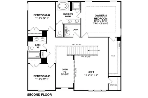 Floorplan - 9905 Emerson Glen Dr, Concord, NC 28027 photo 2 of 2