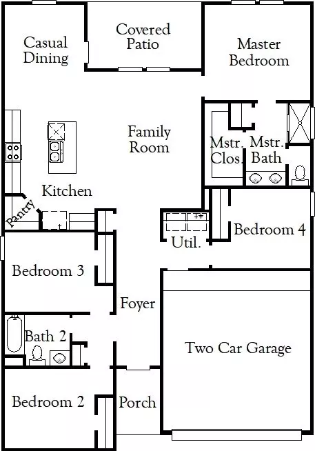 Floorplan - 12048 Moonlight Path Dr, Conroe, TX 77304 photo 1 of 1
