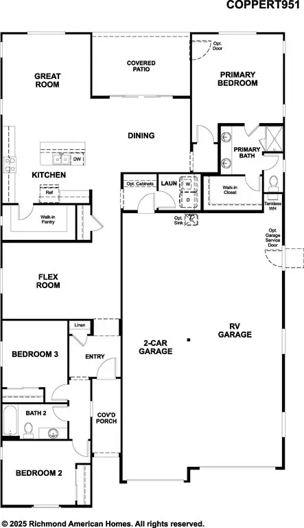 Floorplan - 288 E Jasper Ct, Oro Valley, AZ 85737 photo 1 of 1