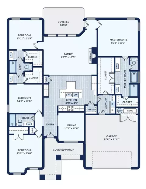 Floorplan - 19500 Ridgeview Rd, Spring Hill, KS 66083 photo 1 of 1