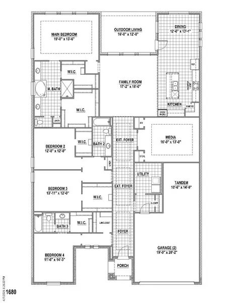 Floorplan - 2101 Baxter Rd, Celina, TX 75009 photo 1 of 6