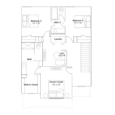 Floorplan - 1113 Saddle Dr, Guthrie, OK 73044 photo 2 of 3